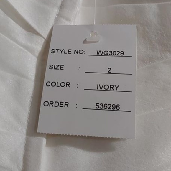 David's Bridal Wedding Gown- Never Worn or Altered